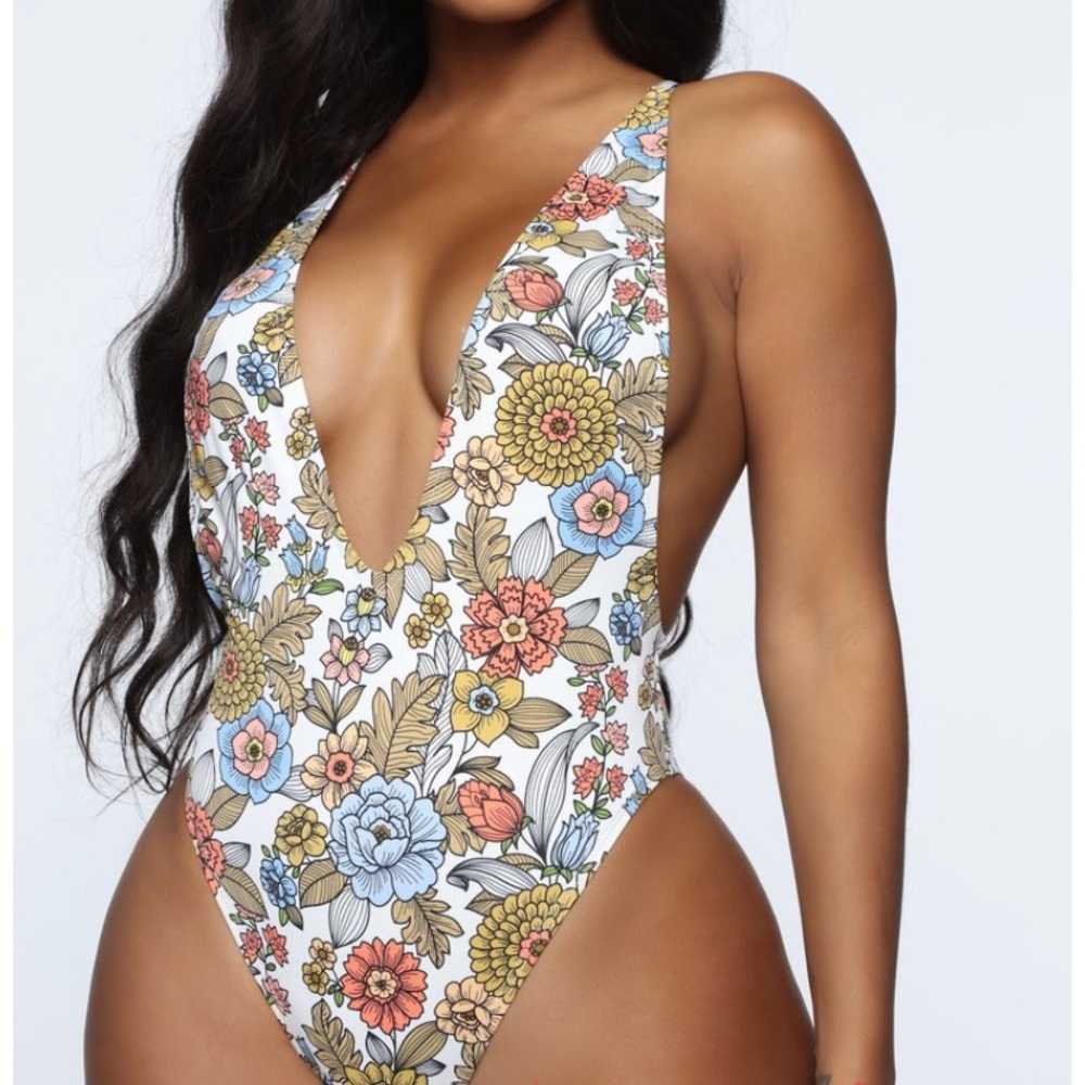 Floral swimsuit